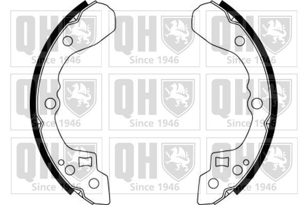 Stabdžių trinkelių komplektas QUINTON HAZELL BS1137