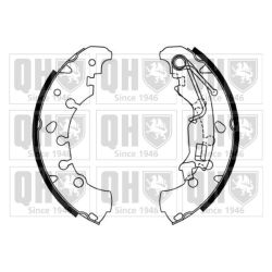 Stabdžių trinkelių komplektas QUINTON HAZELL BS1163