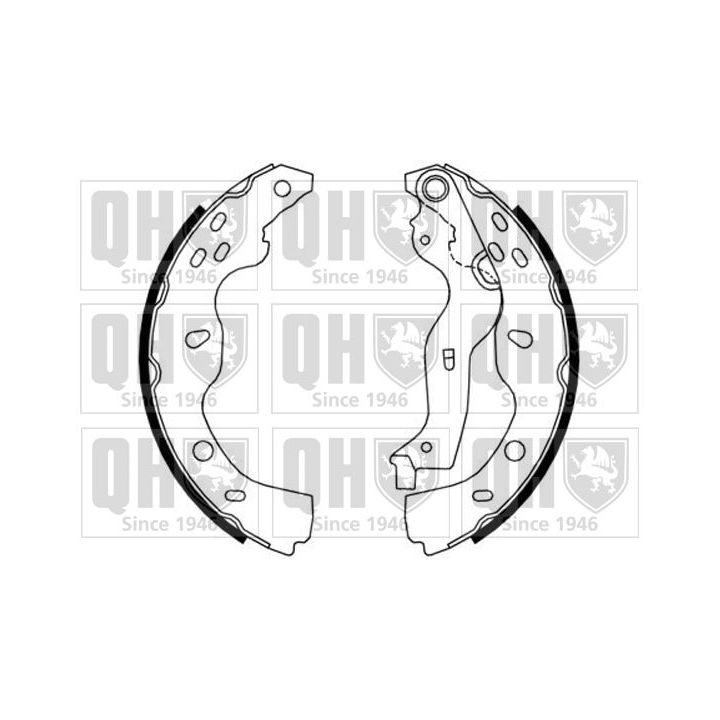 Stabdžių trinkelių komplektas QUINTON HAZELL BS1164