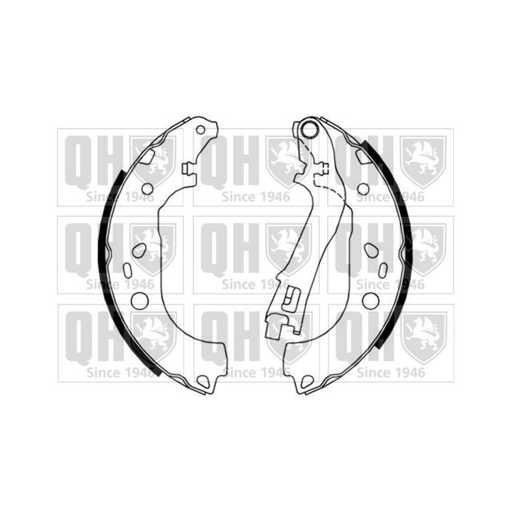 Stabdžių trinkelių komplektas QUINTON HAZELL BS1170