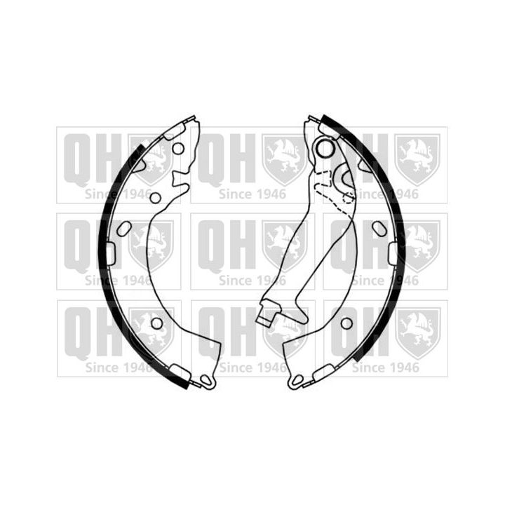 Stabdžių trinkelių komplektas QUINTON HAZELL BS1173