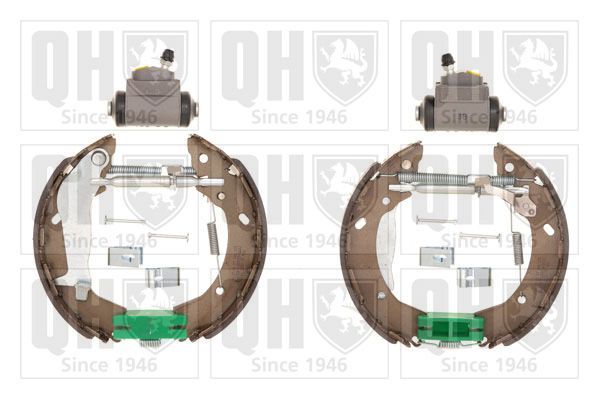 Stabdžių trinkelių komplektas QUINTON HAZELL BS1223K2