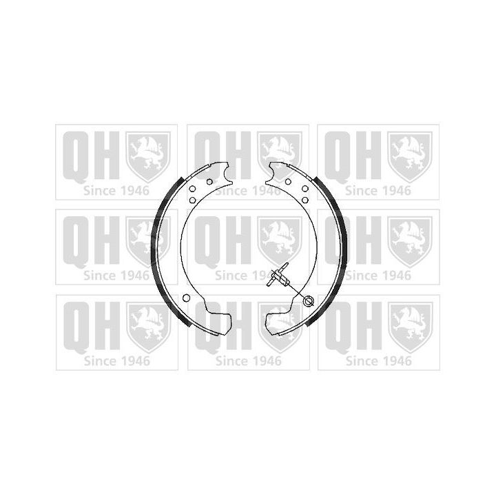 Stabdžių trinkelių komplektas QUINTON HAZELL BS511