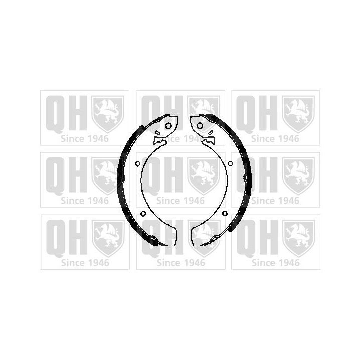 Stabdžių trinkelių komplektas QUINTON HAZELL BS522