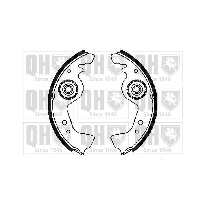 Stabdžių trinkelių komplektas QUINTON HAZELL BS544