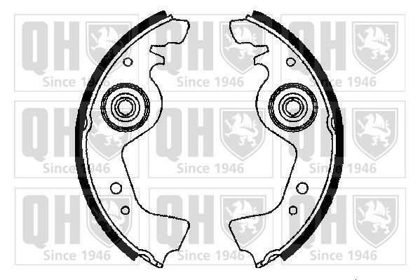 Stabdžių trinkelių komplektas QUINTON HAZELL BS544