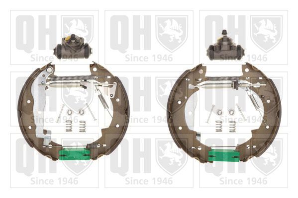 Stabdžių trinkelių komplektas QUINTON HAZELL BS555K4