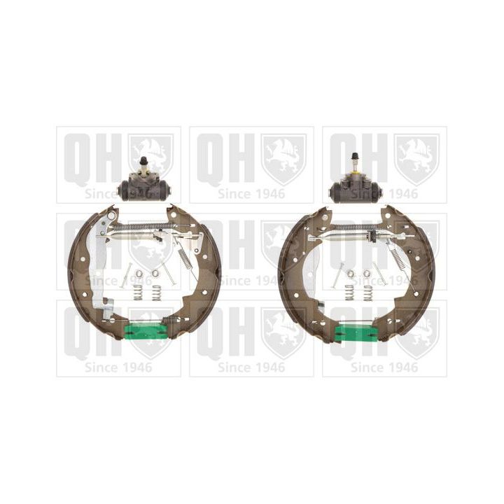 Stabdžių trinkelių komplektas QUINTON HAZELL BS555K6