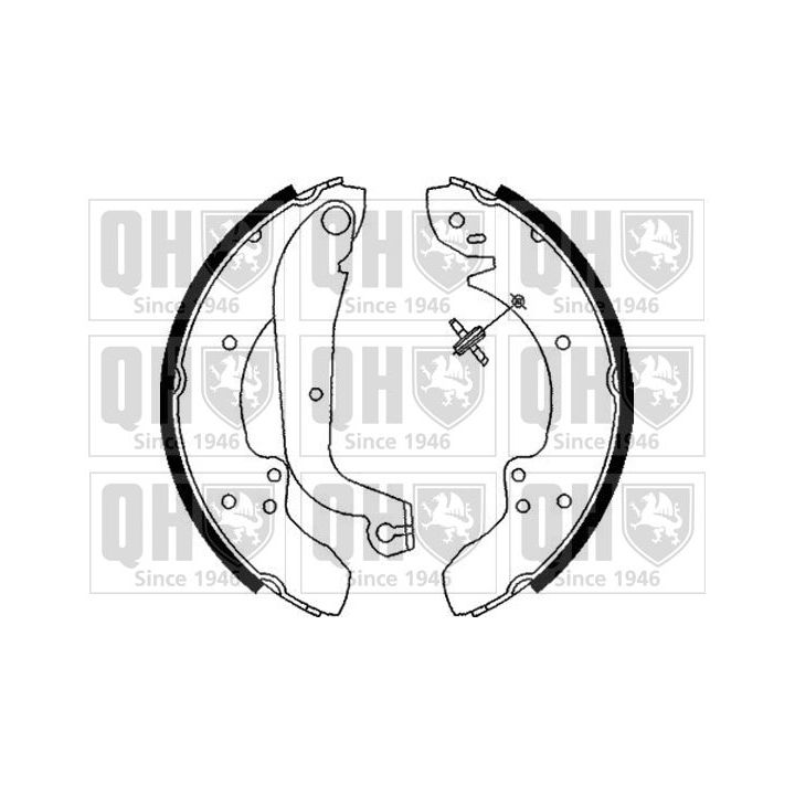 Stabdžių trinkelių komplektas QUINTON HAZELL BS688