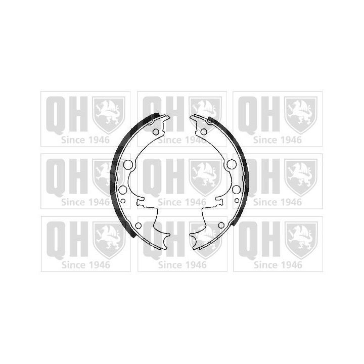 Stabdžių trinkelių komplektas QUINTON HAZELL BS719