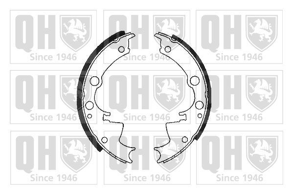 Stabdžių trinkelių komplektas QUINTON HAZELL BS719