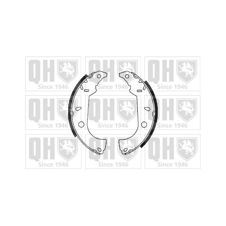 Stabdžių trinkelių komplektas QUINTON HAZELL BS764