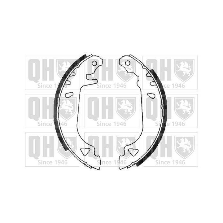 Stabdžių trinkelių komplektas QUINTON HAZELL BS775