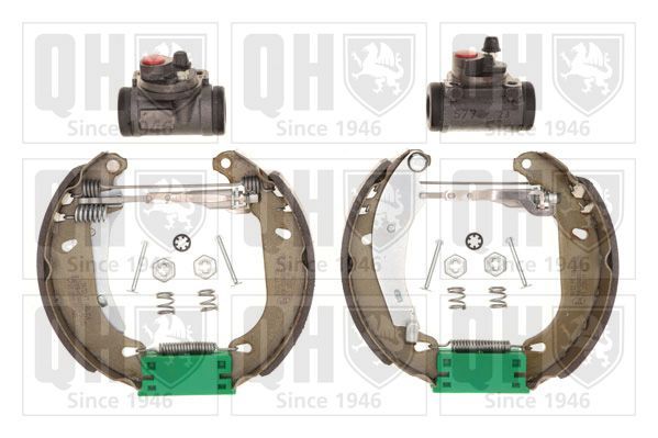 Stabdžių trinkelių komplektas QUINTON HAZELL BS786K10