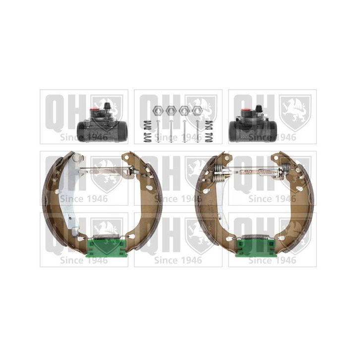 Stabdžių trinkelių komplektas QUINTON HAZELL BS786K2