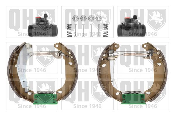 Stabdžių trinkelių komplektas QUINTON HAZELL BS786K2