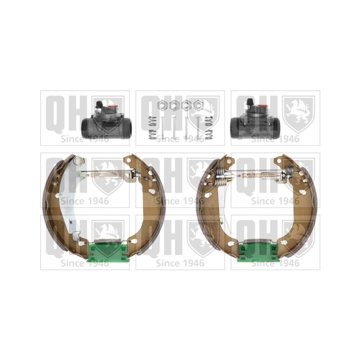 Stabdžių trinkelių komplektas QUINTON HAZELL BS786K4