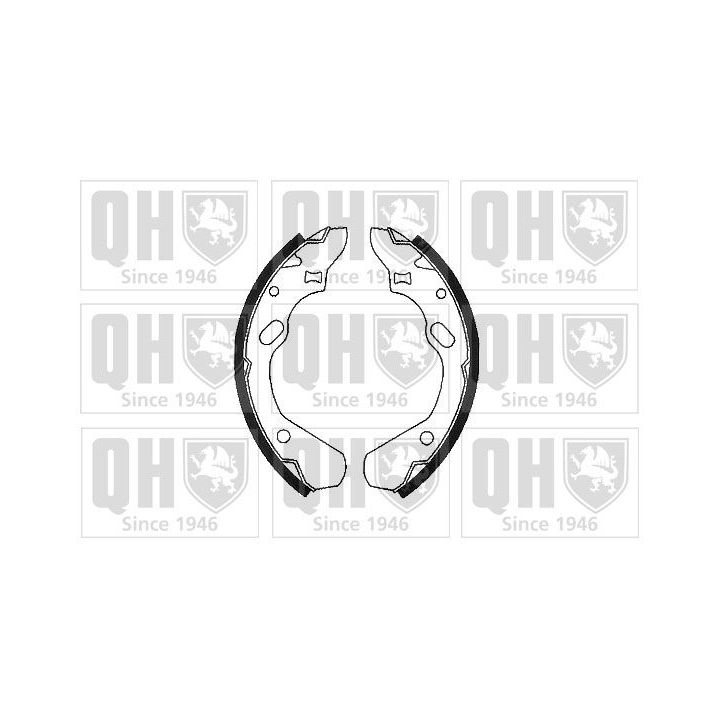 Stabdžių trinkelių komplektas QUINTON HAZELL BS788