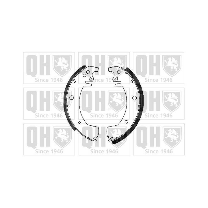 Stabdžių trinkelių komplektas QUINTON HAZELL BS800