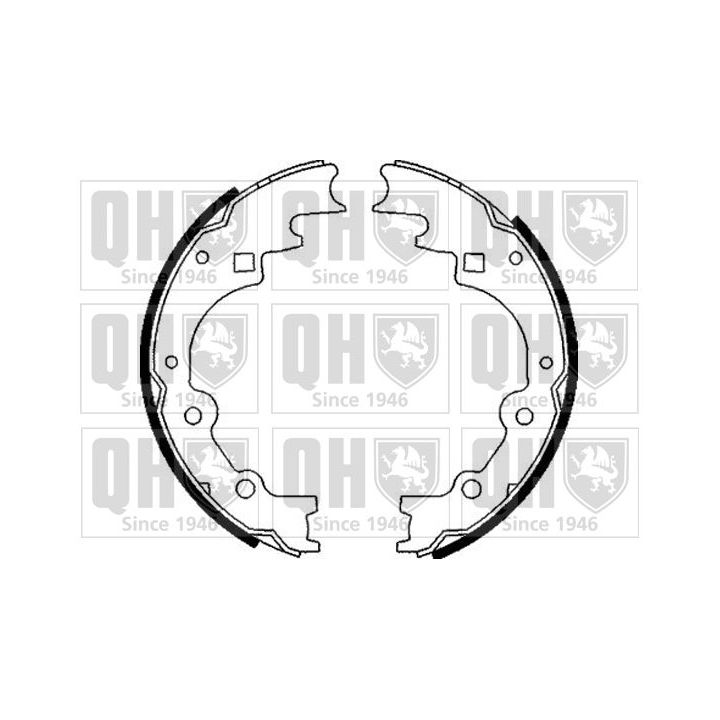 Stabdžių trinkelių komplektas QUINTON HAZELL BS817