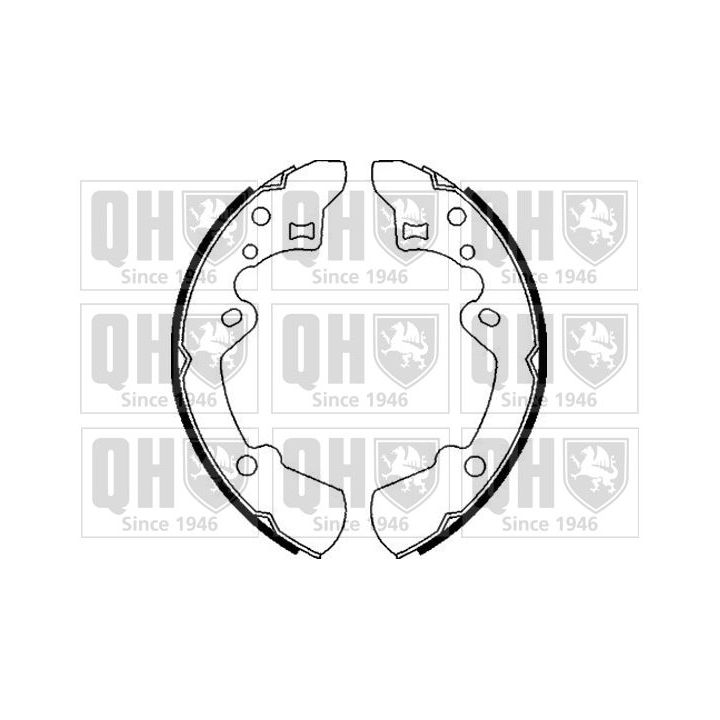 Stabdžių trinkelių komplektas QUINTON HAZELL BS832