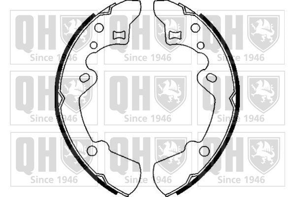 Stabdžių trinkelių komplektas QUINTON HAZELL BS832