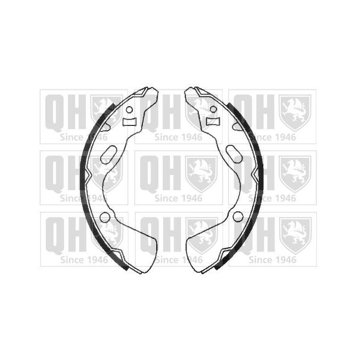 Stabdžių trinkelių komplektas QUINTON HAZELL BS869