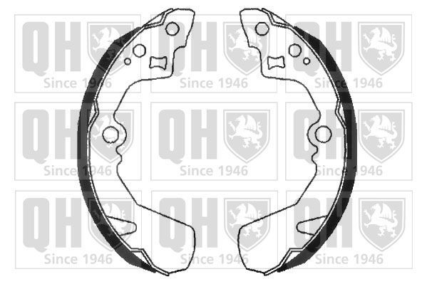 Stabdžių trinkelių komplektas QUINTON HAZELL BS882