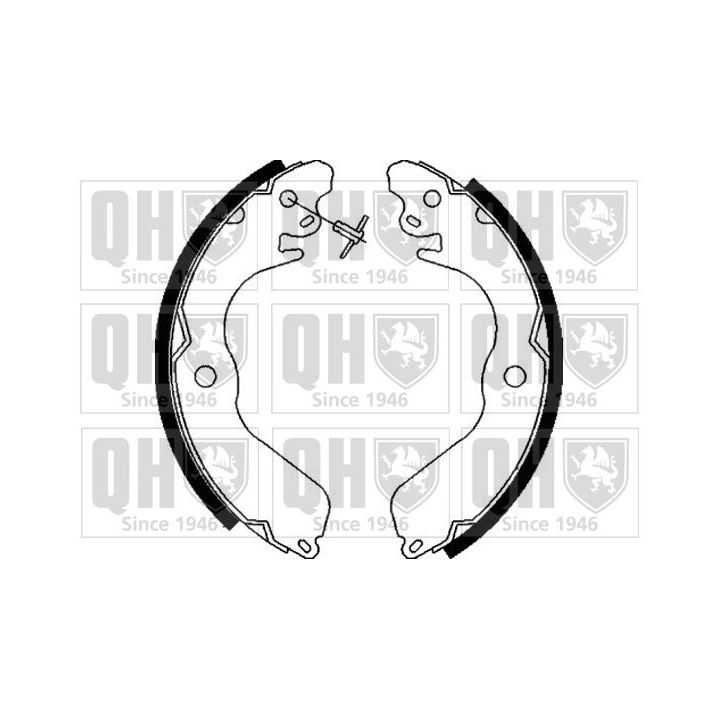 Stabdžių trinkelių komplektas QUINTON HAZELL BS884