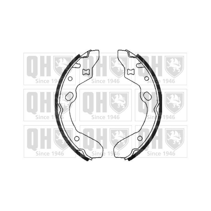 Stabdžių trinkelių komplektas QUINTON HAZELL BS888