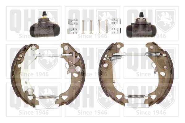 Stabdžių trinkelių komplektas QUINTON HAZELL BS889K2