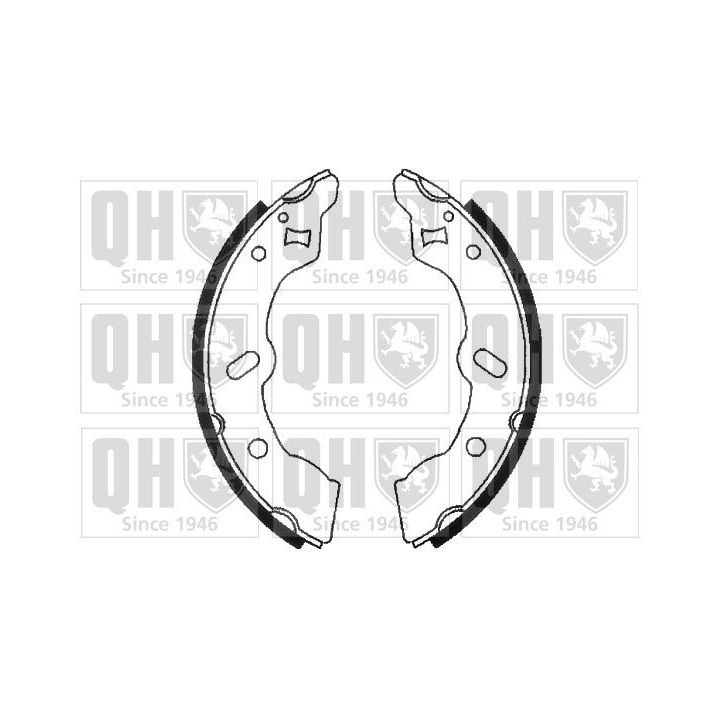 Stabdžių trinkelių komplektas QUINTON HAZELL BS898