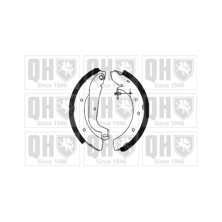 Stabdžių trinkelių komplektas QUINTON HAZELL BS904