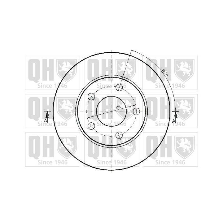Stabdžių diskas QUINTON HAZELL BDC4797
