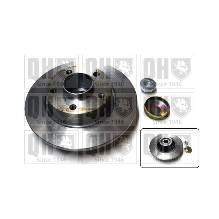 Stabdžių diskas QUINTON HAZELL BDC5774