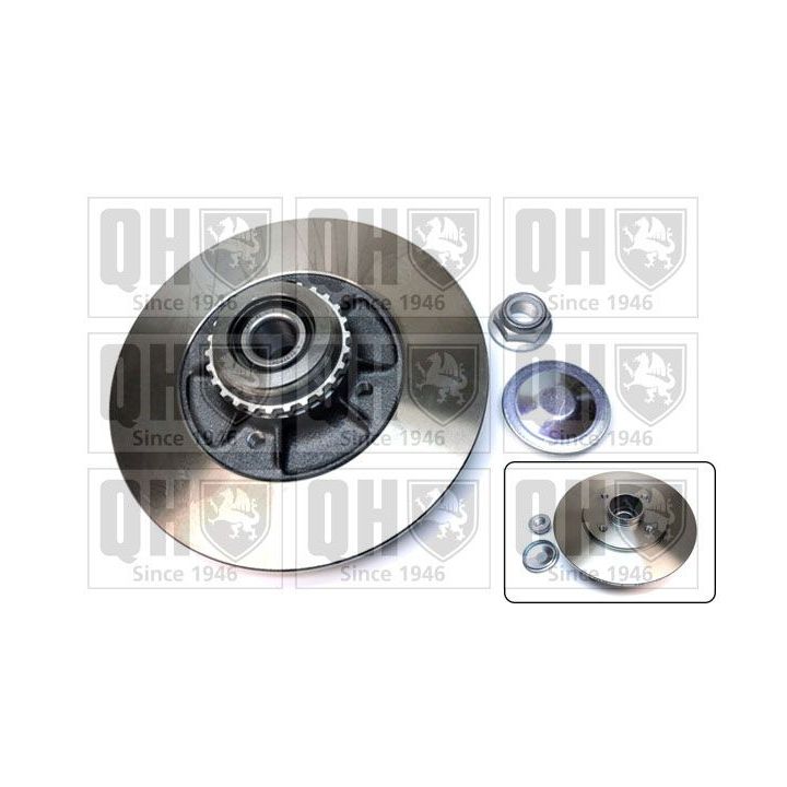 Stabdžių diskas QUINTON HAZELL BDC6001