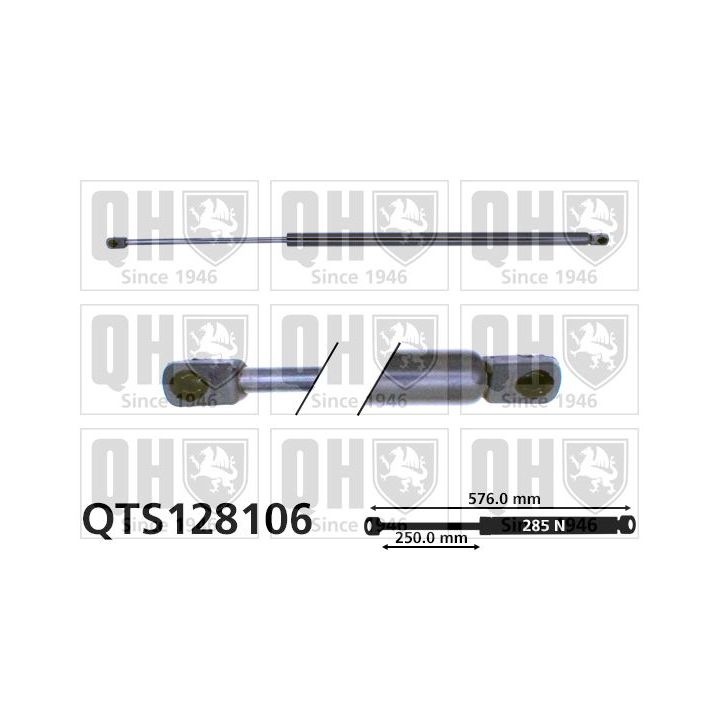 Dujinė spyruoklė, bagažinė QUINTON HAZELL QTS128106