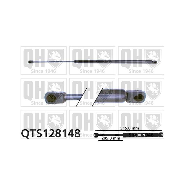 Dujinė spyruoklė, bagažinė QUINTON HAZELL QTS128148