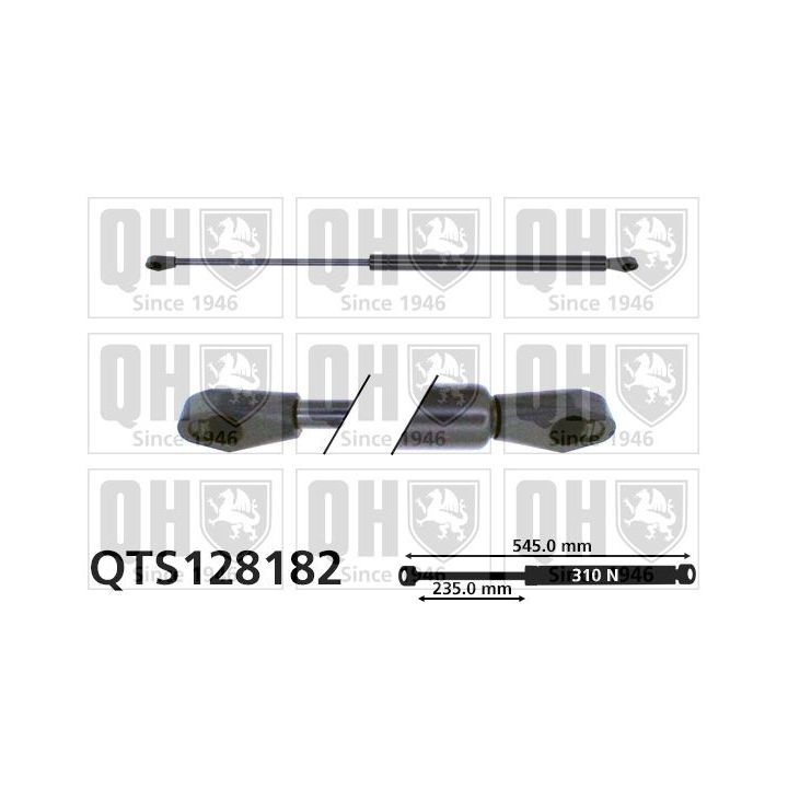 Dujinė spyruoklė, gaubtas QUINTON HAZELL QTS128182