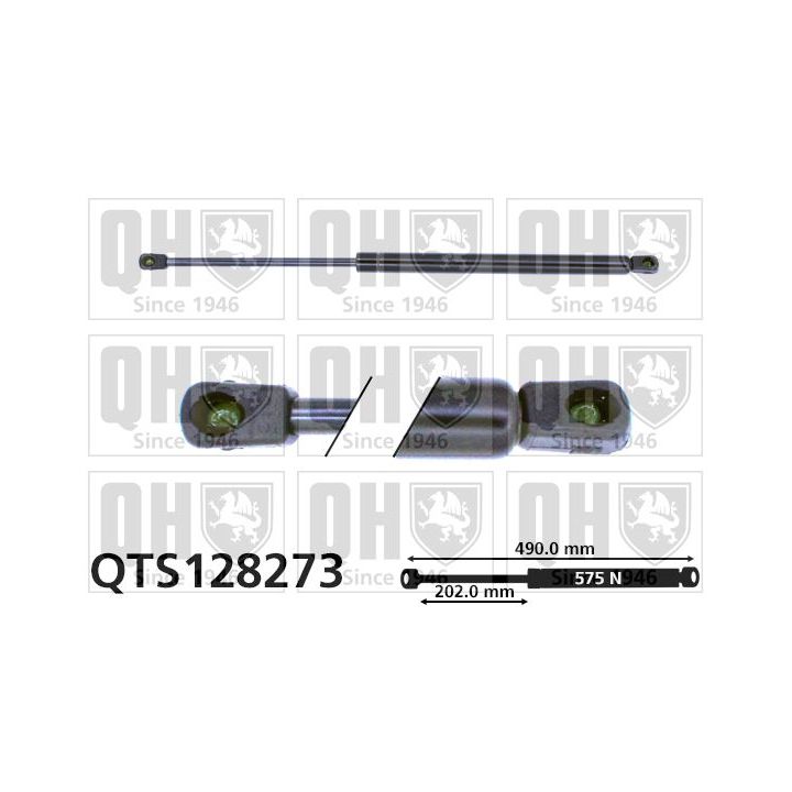 Dujinė spyruoklė, bagažinė QUINTON HAZELL QTS128273