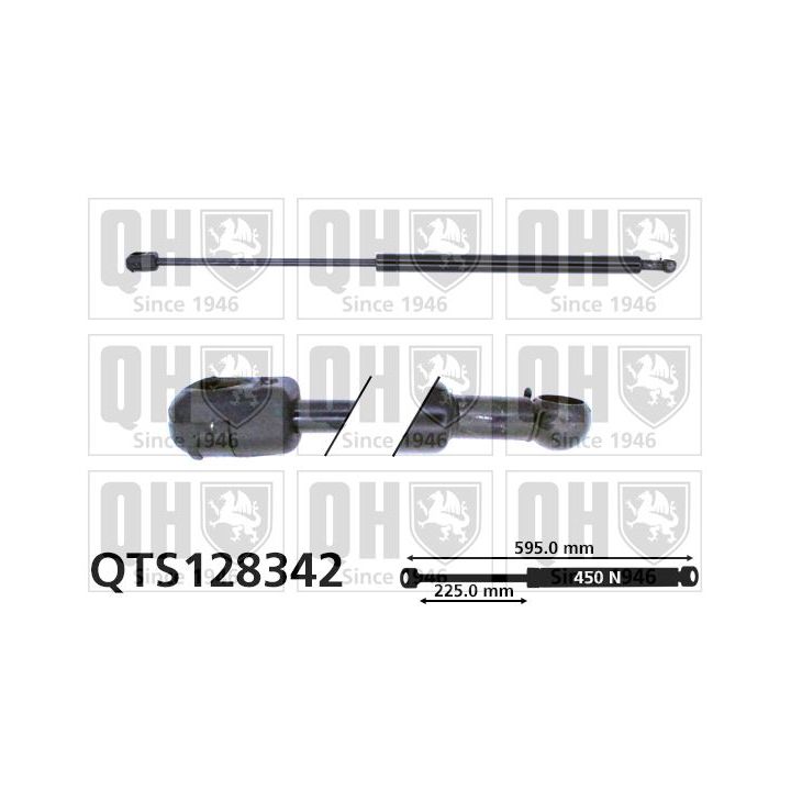 Dujinė spyruoklė, bagažinė QUINTON HAZELL QTS128342