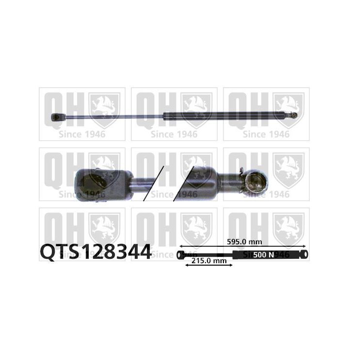 Dujinė spyruoklė, bagažinė QUINTON HAZELL QTS128344