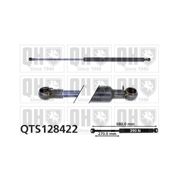 Dujinė spyruoklė, bagažinė QUINTON HAZELL QTS128422