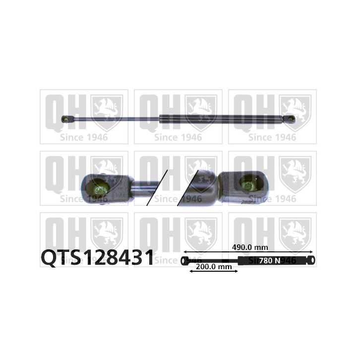 Dujinė spyruoklė, bagažinė QUINTON HAZELL QTS128431