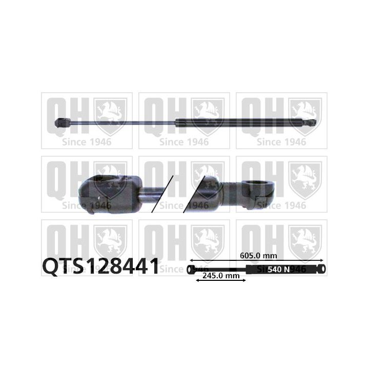 Dujinė spyruoklė, bagažinė QUINTON HAZELL QTS128441