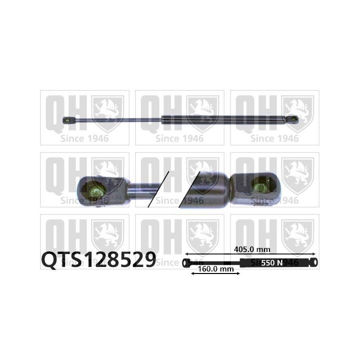 Dujinė spyruoklė, bagažinė QUINTON HAZELL QTS128529