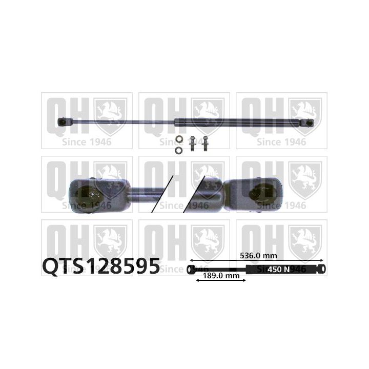 Dujinė spyruoklė, bagažinė QUINTON HAZELL QTS128595