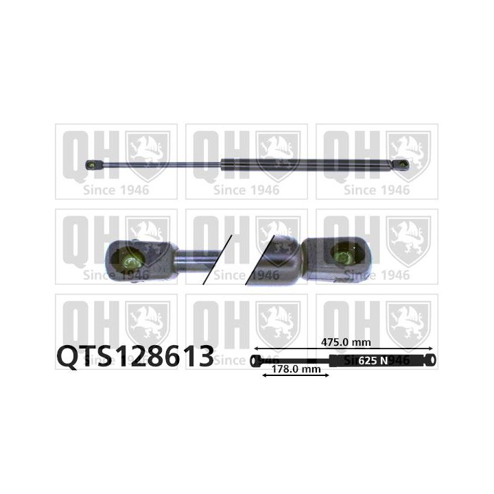 Dujinė spyruoklė, bagažinė QUINTON HAZELL QTS128613