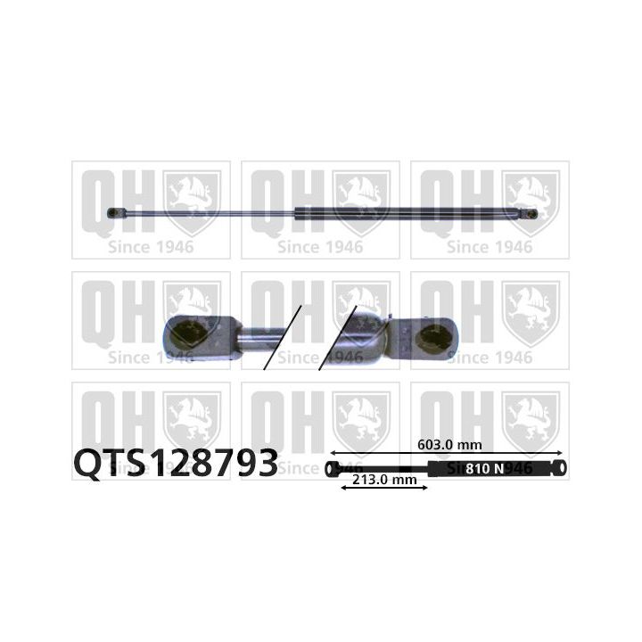 Dujinė spyruoklė, bagažinė QUINTON HAZELL QTS128793