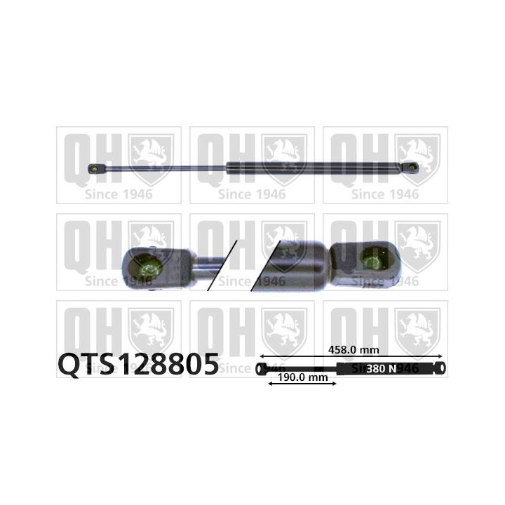 Dujinė spyruoklė, bagažinė QUINTON HAZELL QTS128805